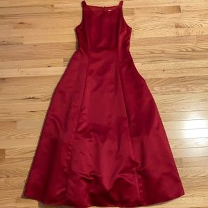Elegant Red Betsy and Adam Gown SZ 8P